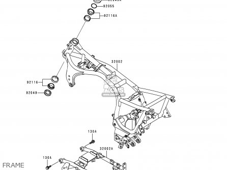 FRAME - ZG1000A12 CONCOURS 1997 USA CALIFORNIA CANADA