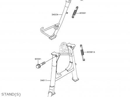 STAND(S) - ZG1000A12 CONCOURS 1997 USA CALIFORNIA CANADA