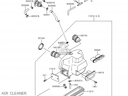 AIR CLEANER - ZG1000A13 1000GTR 1998 FRANCE FG