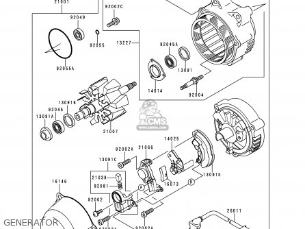 GENERATOR - ZG1000A13 1000GTR 1998 FRANCE FG