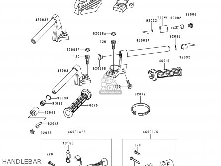 HANDLEBAR - ZG1000A13 1000GTR 1998 FRANCE FG
