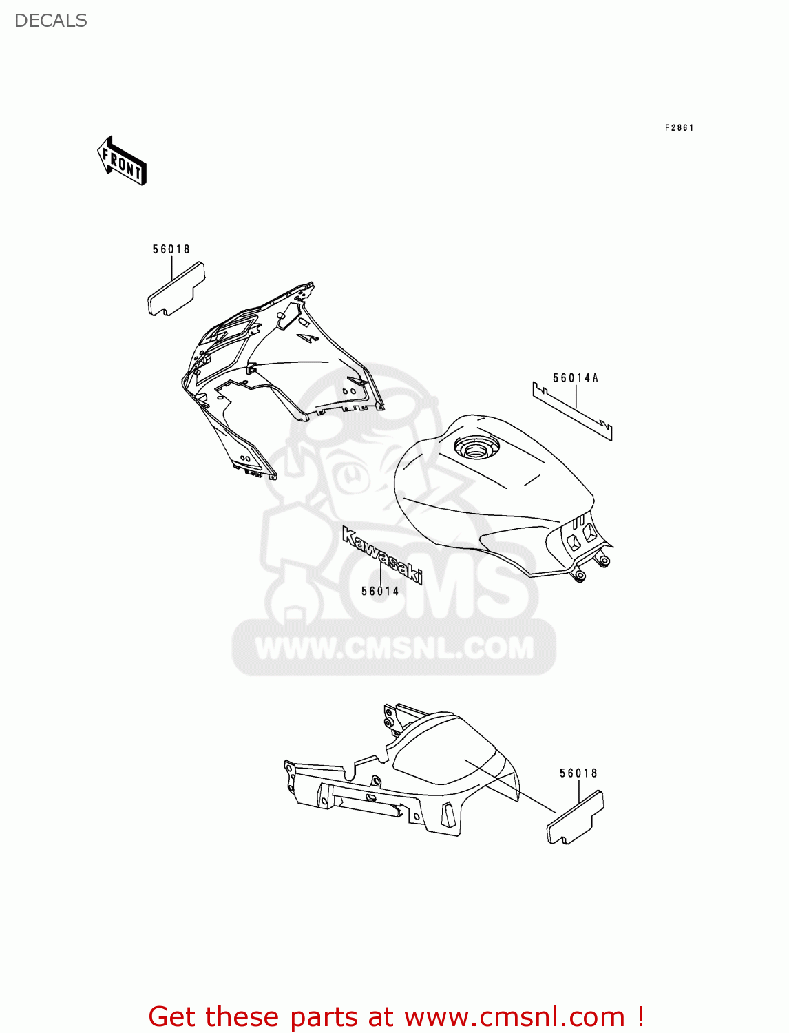 DECALS ZG1000A13 CONCOURS 1998 USA CALIFORNIA CANADA
