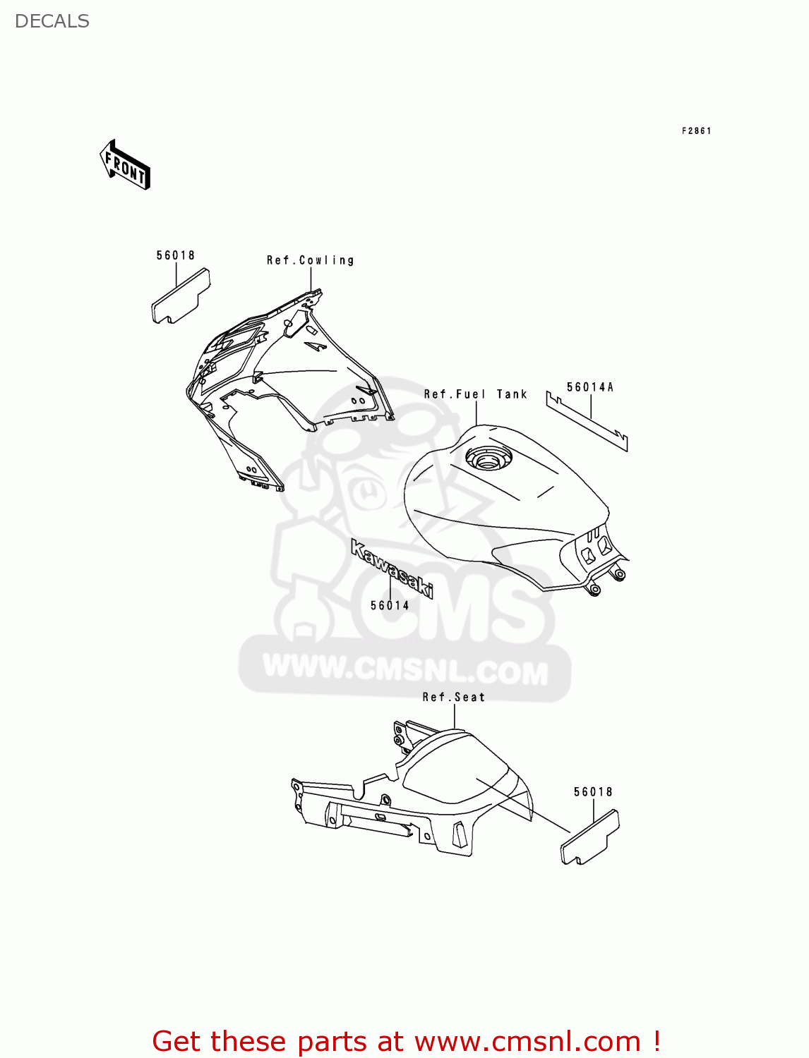 DECALS ZG1000A14 1000GTR 1999 UNITED KINGDOM FR NL FG NR SD ST