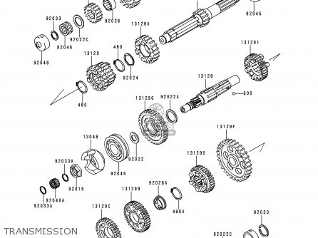 TRANSMISSION - ZG1000A14 1000GTR 1999 UNITED KINGDOM FR NL FG NR SD ST