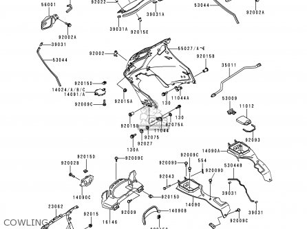 COWLING - ZG1000A14 CONCOURS 1999 USA CALIFORNIA CANADA