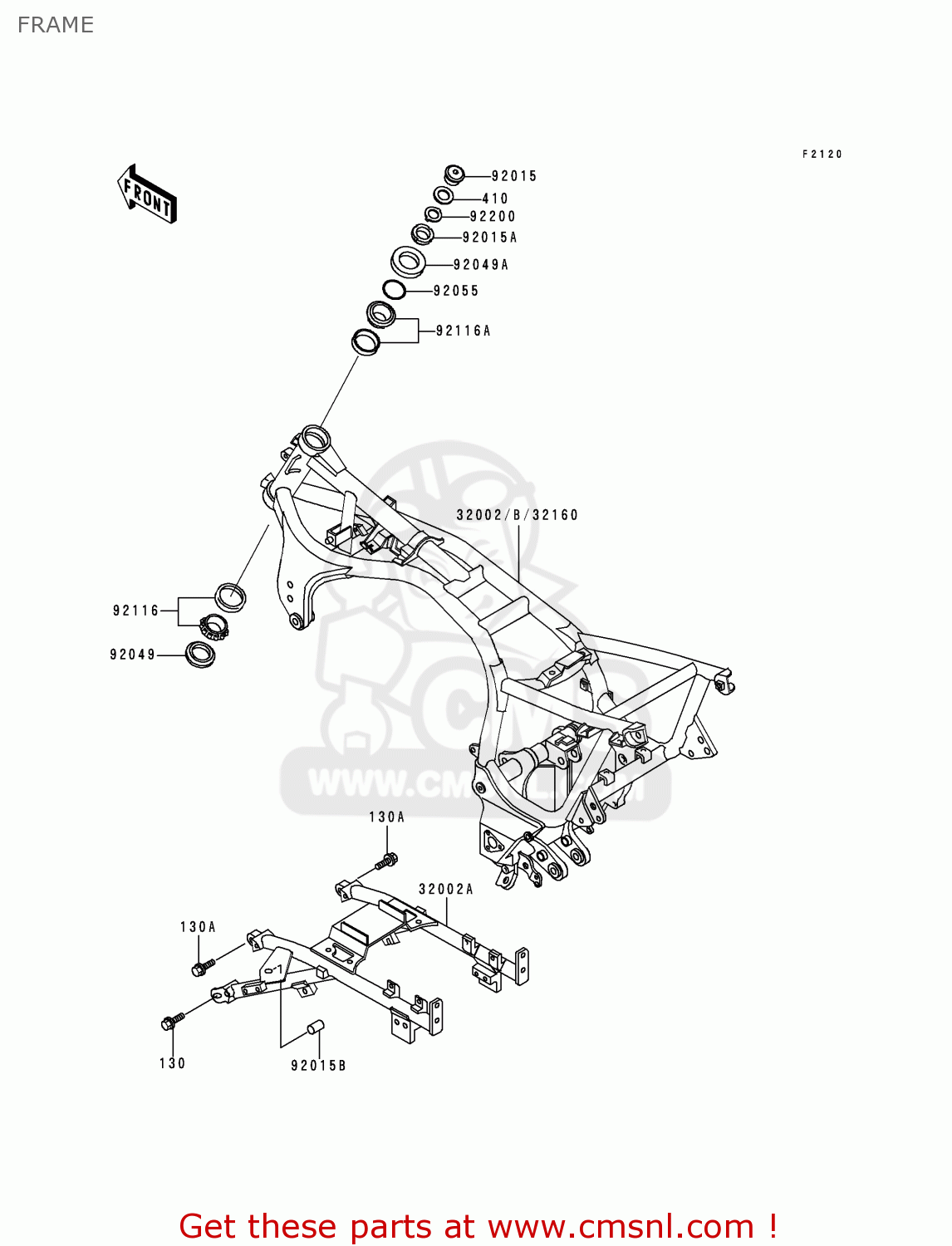 FRAME ZG1000A15 1000GTR 2000 EUROPE FR