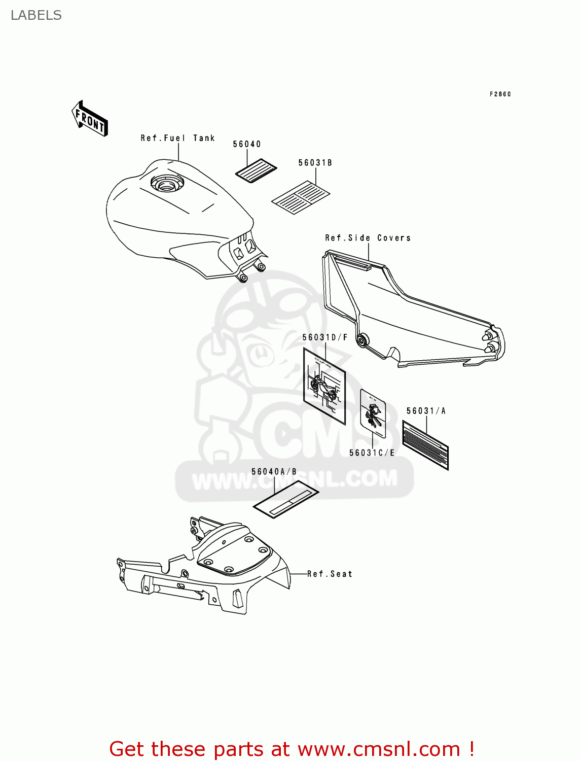 LABELS ZG1000A15 1000GTR 2000 EUROPE FR