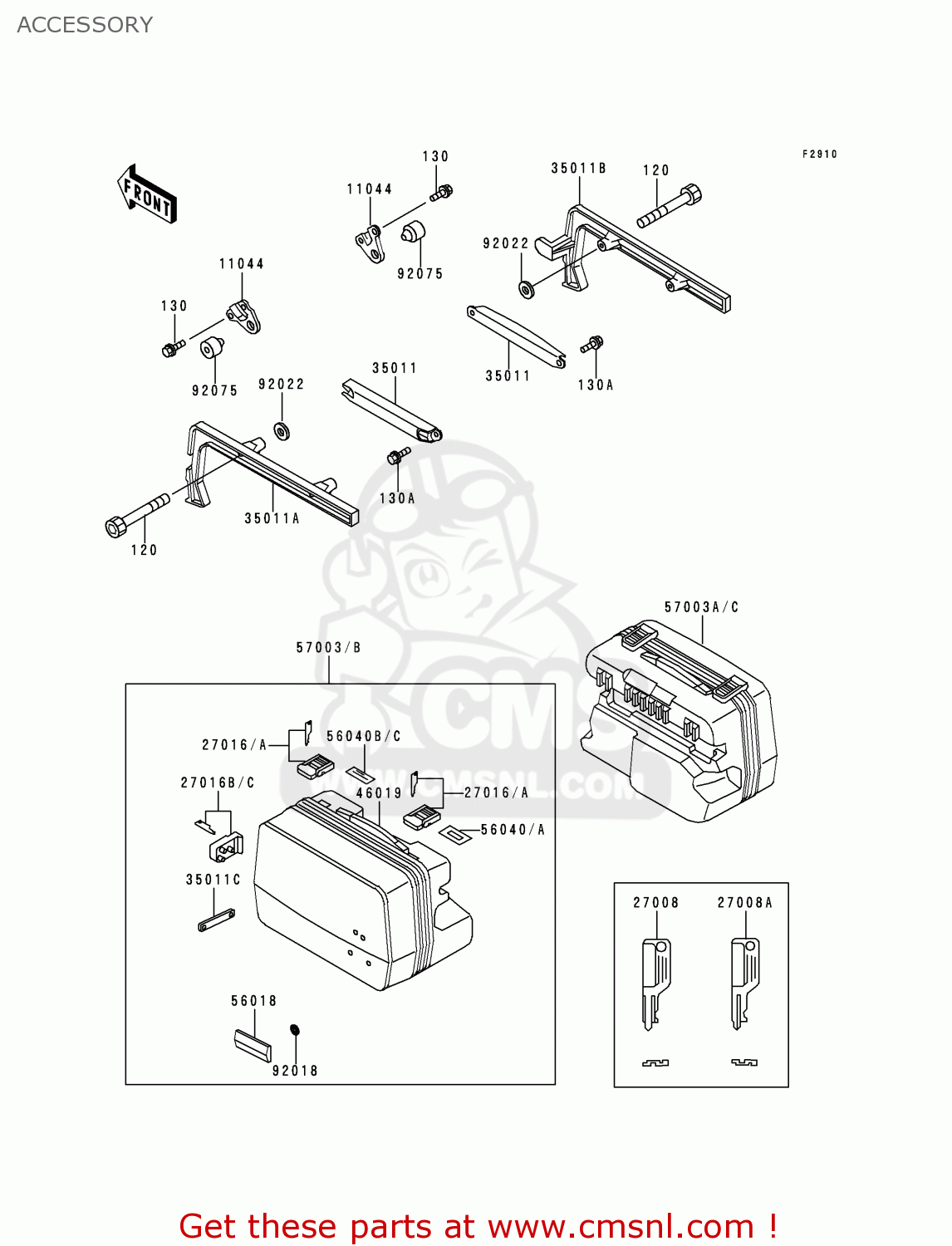 ACCESSORY ZG1000A15 1000GTR 2000 EUROPE FR