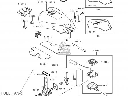 FUEL TANK - ZG1000A15 1000GTR 2000 EUROPE FR