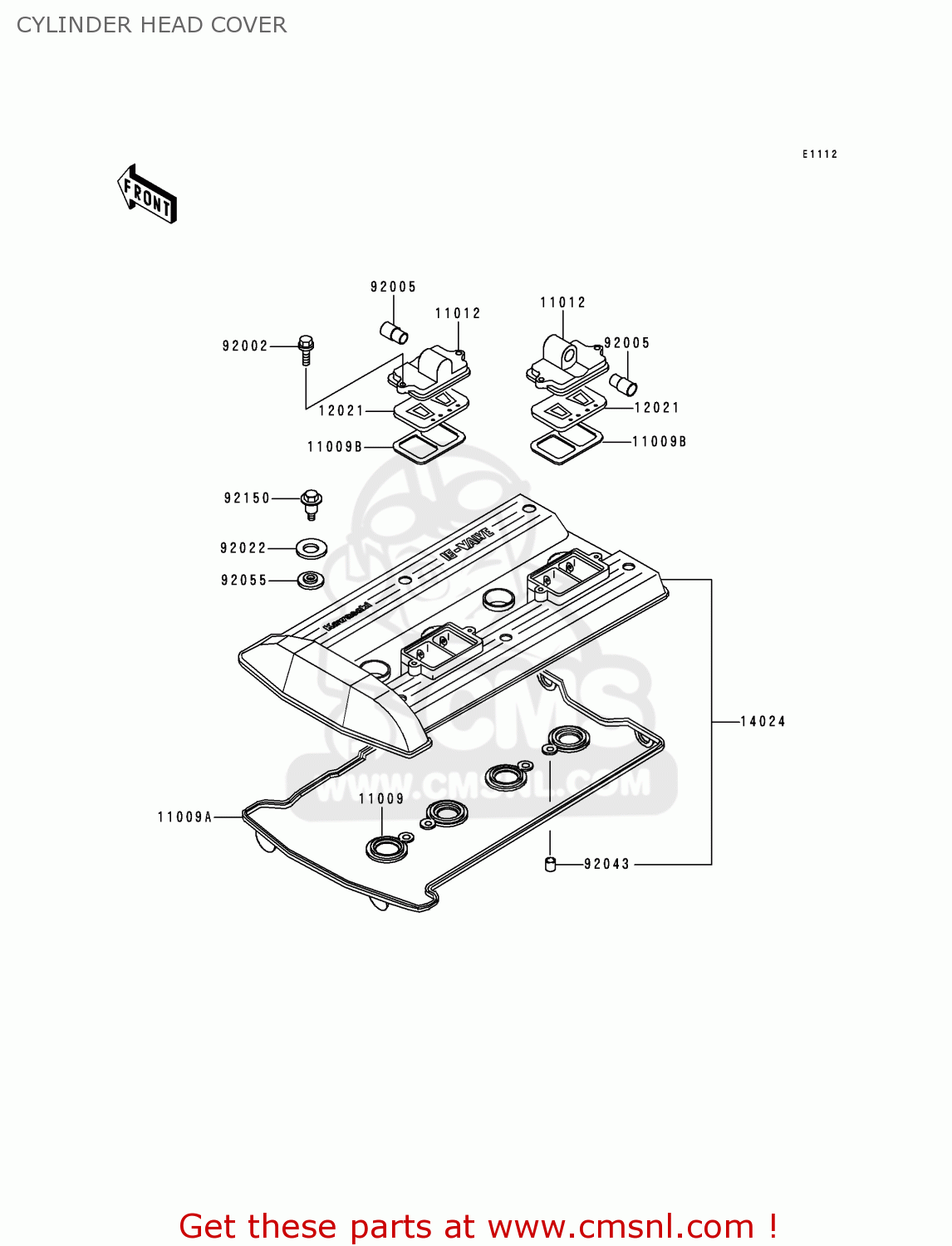 CYLINDER HEAD COVER ZG1000A15 CONCOURS 2000 USA CALIFORNIA CANADA