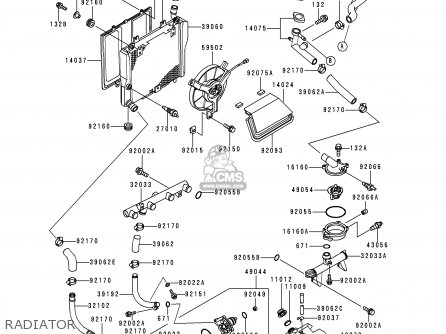 RADIATOR - ZG1000A15 CONCOURS 2000 USA CALIFORNIA CANADA