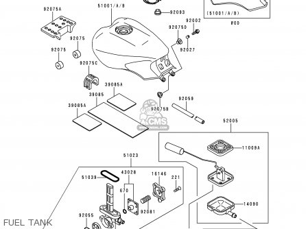 FUEL TANK - ZG1000A15 CONCOURS 2000 USA CALIFORNIA CANADA