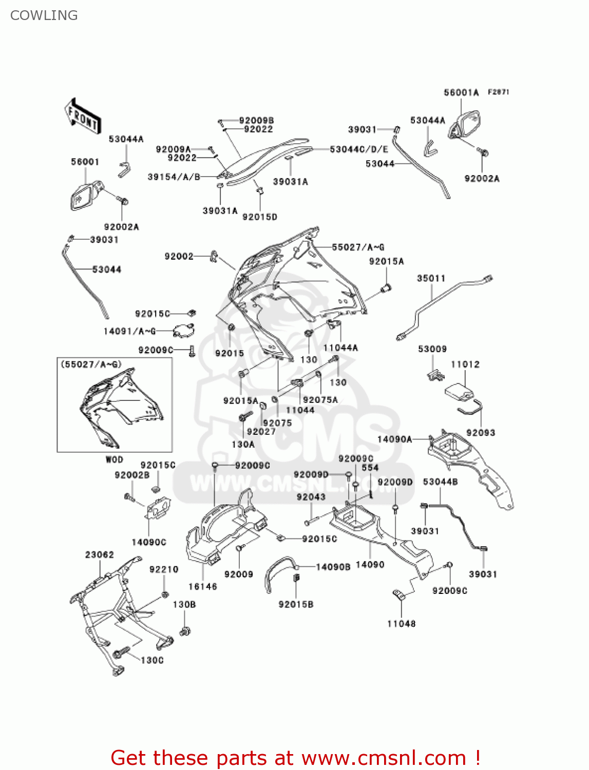 COWLING ZG1000A16 CONCOURS 2001 USA CALIFORNIA CANADA
