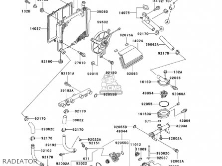 RADIATOR - ZG1000A16 CONCOURS 2001 USA CALIFORNIA CANADA