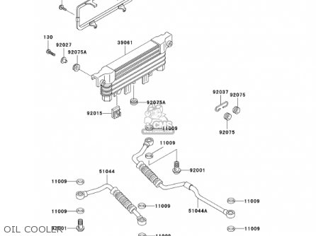 OIL COOLER - ZG1000A17 CONCOURS 2002 USA CALIFORNIA CANADA