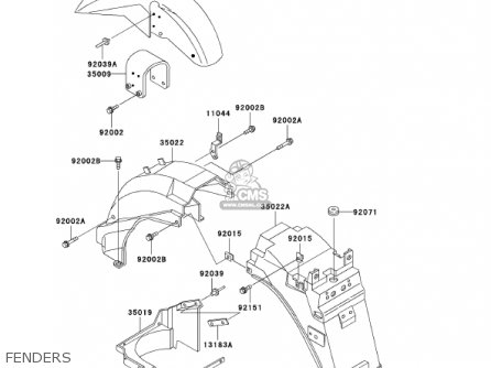 FENDERS - ZG1000A17 CONCOURS 2002 USA CALIFORNIA CANADA
