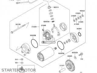 STARTER MOTOR - ZG1000A18 CONCOURS 2003 USA CALIFORNIA CANADA