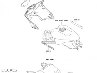 DECALS - ZG1000A18 CONCOURS 2003 USA CALIFORNIA CANADA