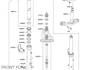 FRONT FORK - ZG1000A18 CONCOURS 2003 USA CALIFORNIA CANADA