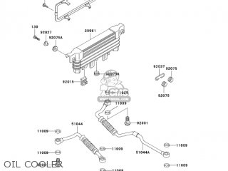 OIL COOLER - ZG1000A18 CONCOURS 2003 USA CALIFORNIA CANADA