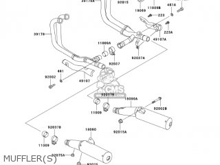 MUFFLER(S) - ZG1000A18 CONCOURS 2003 USA CALIFORNIA CANADA