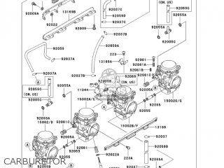 CARBURETOR - ZG1000A18 CONCOURS 2003 USA CALIFORNIA CANADA