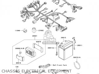 CHASSIS ELECTRICAL EQUIPMENT - ZG1000A18 CONCOURS 2003 USA CALIFORNIA CANADA