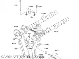 CAMSHAFT(S)/TENSIONER - ZG1000A18 CONCOURS 2003 USA CALIFORNIA CANADA