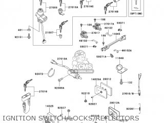 IGNITION SWITCH/LOCKS/REFLECTORS - ZG1000A18 CONCOURS 2003 USA CALIFORNIA CANADA