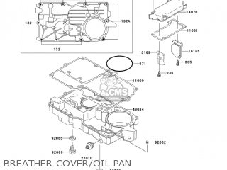 BREATHER COVER/OIL PAN - ZG1000A18 CONCOURS 2003 USA CALIFORNIA CANADA