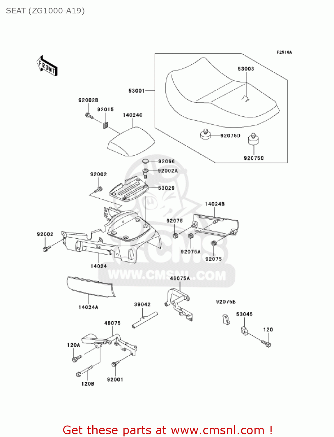 SEAT (ZG1000-A19) ZG1000A19 CONCOURS 2004 USA CALIFORNIA CANADA