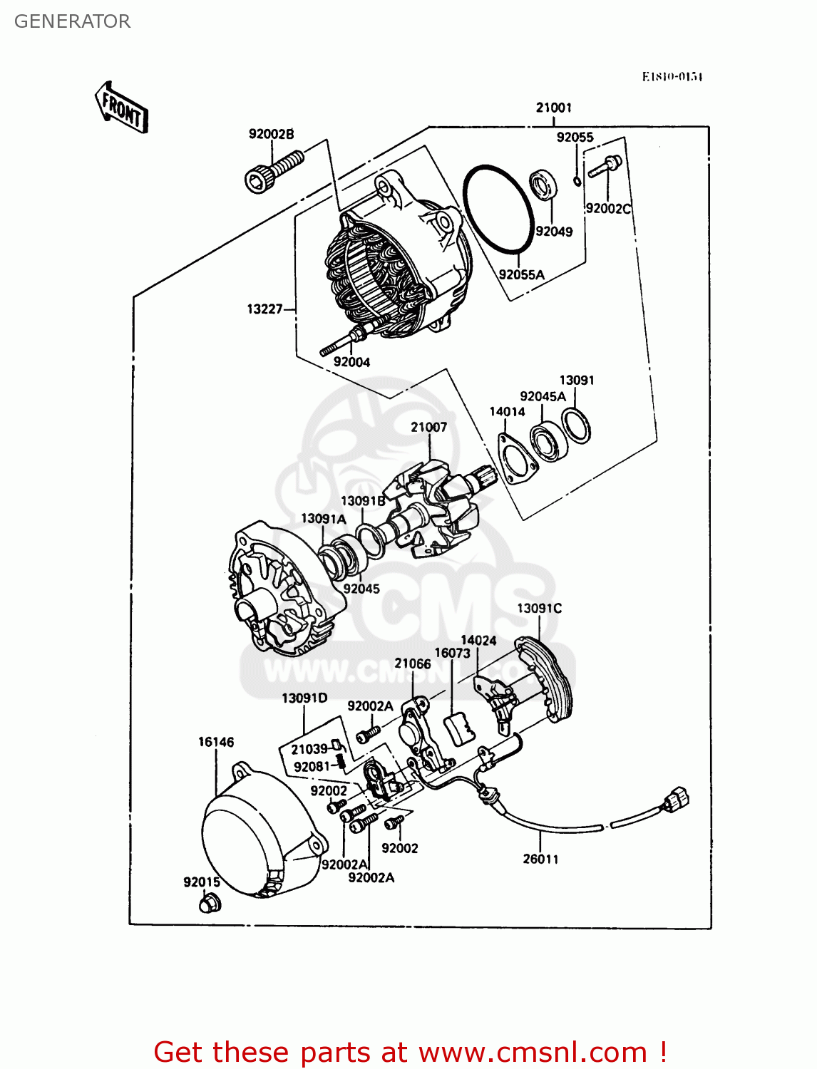 GENERATOR ZG1000A2 1000GTR 1987 EUROPE FR UK AR FG IT NR SD ST