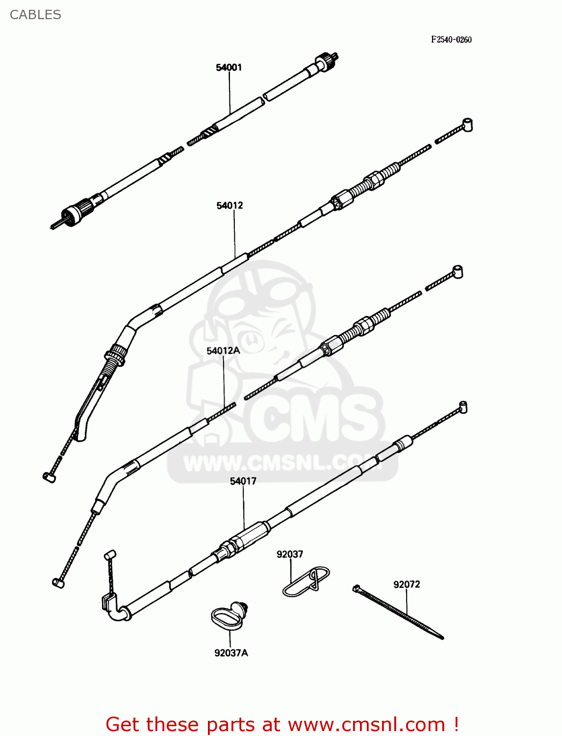 CABLES ZG1000A2 CONCOURS 1987 USA CALIFORNIA CANADA