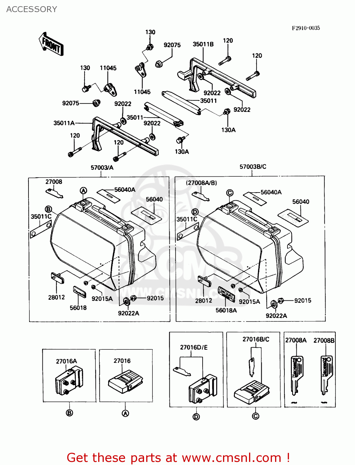 ACCESSORY ZG1000A2 CONCOURS 1987 USA CALIFORNIA CANADA