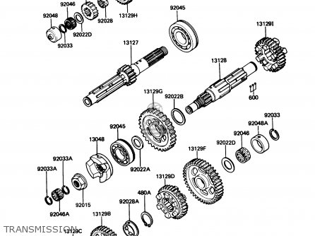 TRANSMISSION - ZG1000A2 CONCOURS 1987 USA CALIFORNIA CANADA