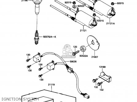 IGNITION SYSTEM - ZG1000A2 CONCOURS 1987 USA CALIFORNIA CANADA
