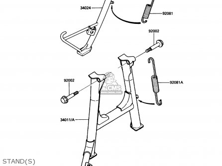 STAND(S) - ZG1000A2 CONCOURS 1987 USA CALIFORNIA CANADA