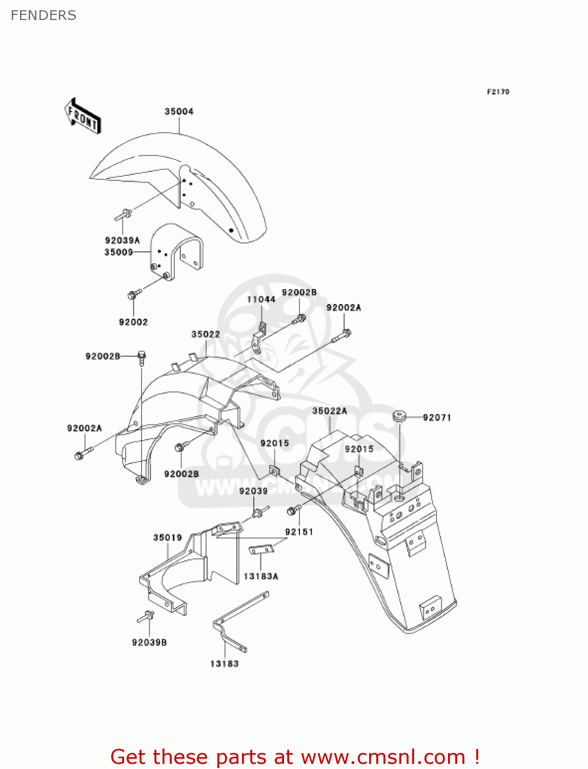 FENDERS ZG1000A20 CONCOURS 2005 USA CALIFORNIA CANADA