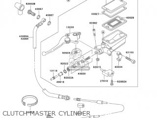CLUTCH MASTER CYLINDER - ZG1000A20 CONCOURS 2005 USA CALIFORNIA CANADA