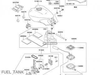 FUEL TANK - ZG1000A20 CONCOURS 2005 USA CALIFORNIA CANADA