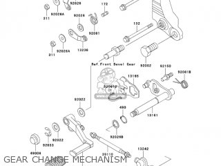 GEAR CHANGE MECHANISM - ZG1000A20 CONCOURS 2005 USA CALIFORNIA CANADA