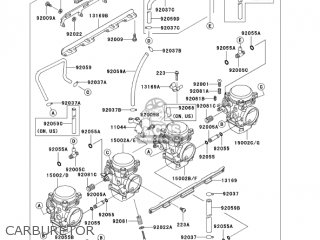 CARBURETOR - ZG1000A20 CONCOURS 2005 USA CALIFORNIA CANADA
