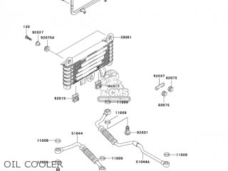 OIL COOLER - ZG1000A20 CONCOURS 2005 USA CALIFORNIA CANADA