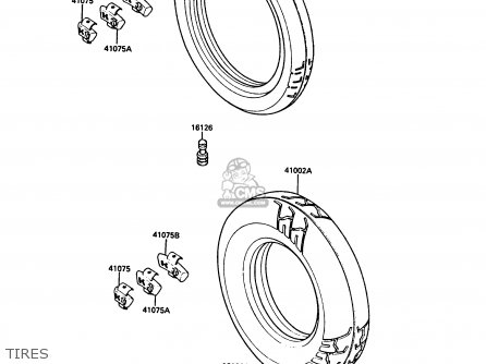 TIRES - ZG1000A3 1000GTR 1988 EUROPE FR UK NR SD ST