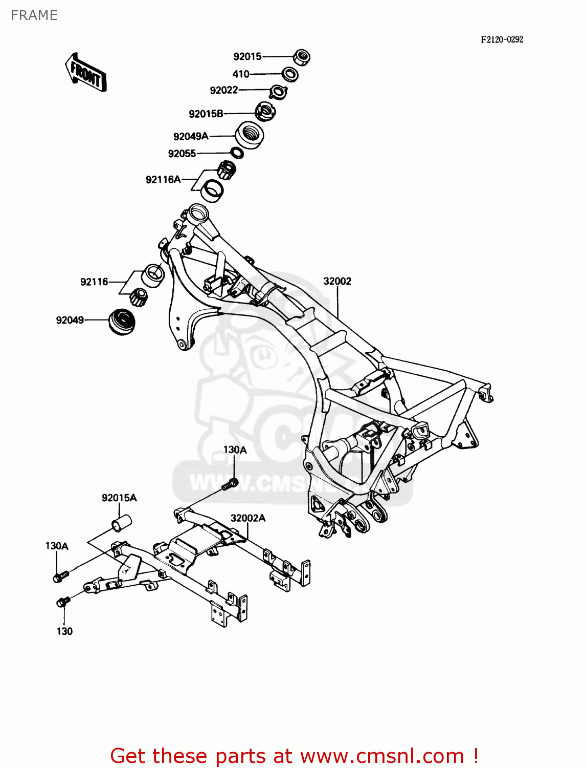 FRAME ZG1000A3 CONCOURS 1988 USA CALIFORNIA CANADA