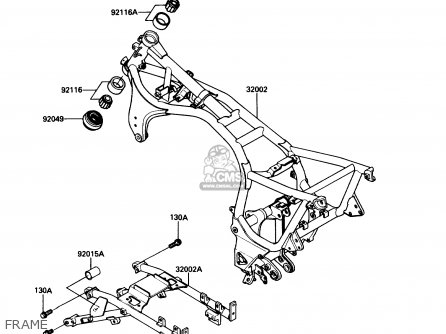 FRAME - ZG1000A3 CONCOURS 1988 USA CALIFORNIA CANADA