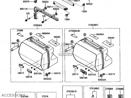 ACCESSORY - ZG1000A3 CONCOURS 1988 USA CALIFORNIA CANADA