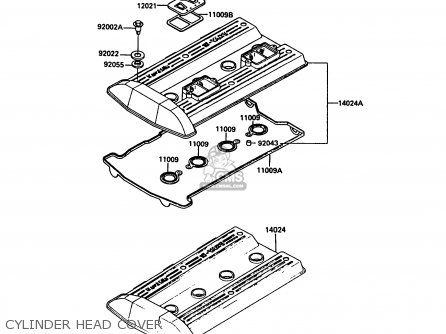 CYLINDER HEAD COVER - ZG1000A3A 1000GTR 1988 UNITED KINGDOM
