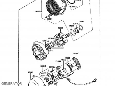 GENERATOR - ZG1000A3A 1000GTR 1988 UNITED KINGDOM
