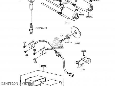 IGNITION SYSTEM - ZG1000A3A 1000GTR 1988 UNITED KINGDOM